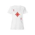 thumbnail image 1 of Intricate Ace of Diamonds Art Women's T-shirt, 1 of 3