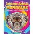thumbnail image 1 of Intricate Animal Mandalas: Stained Glass Coloring Kit, (Paperback), 1 of 1