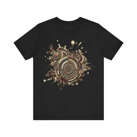 Intricate Coil Convergence - Jersey Short Sleeve Tee