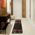 thumbnail image 1 of Intricate Geometric Runner Rug Non Slip 72×24 in Ares Rugs for Bedroom Bathroom Living Room, 1 of 7
