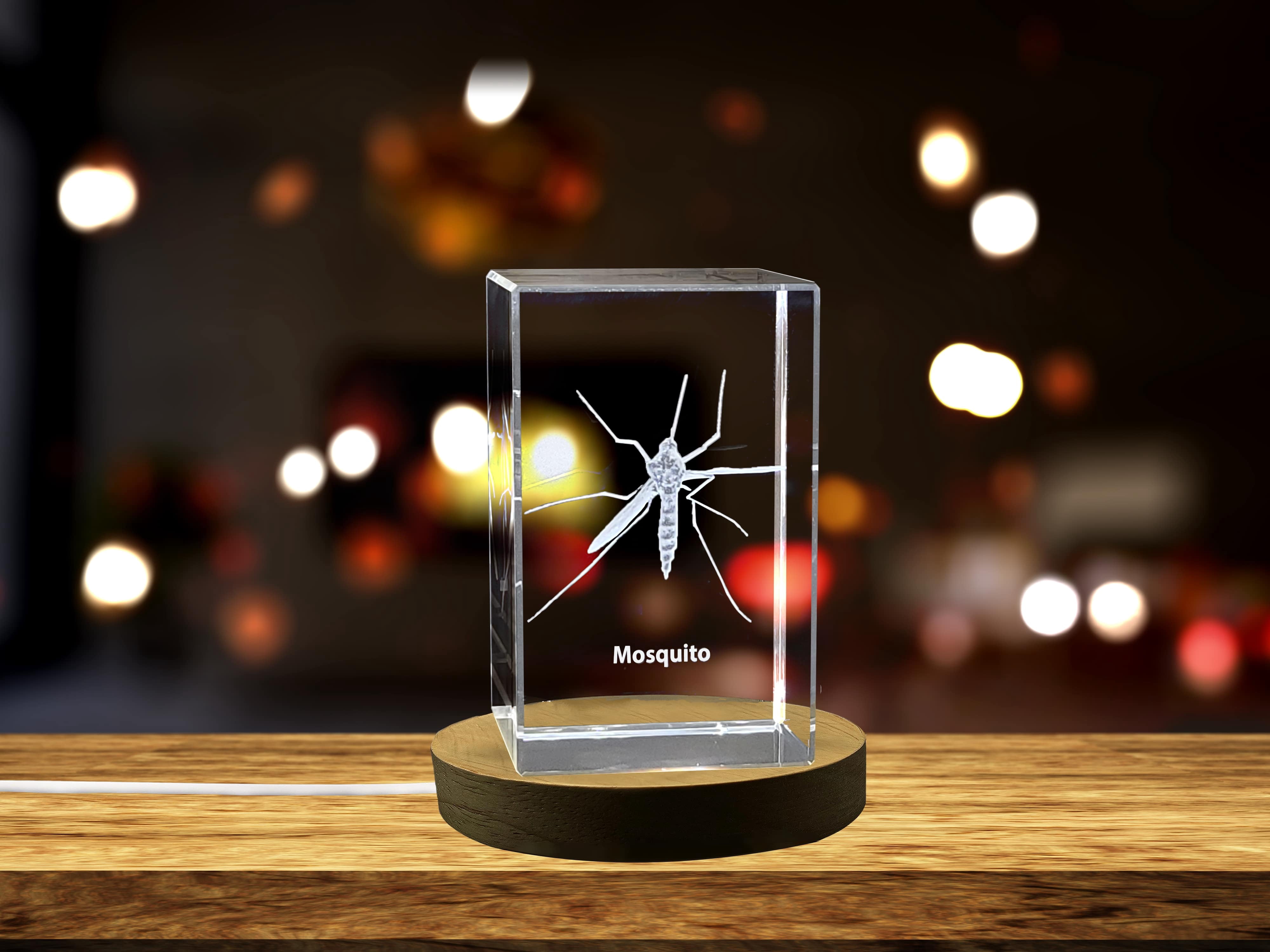 Intricate Mosquito Crystal Carvings | Exquisite Gems Etched with the ...