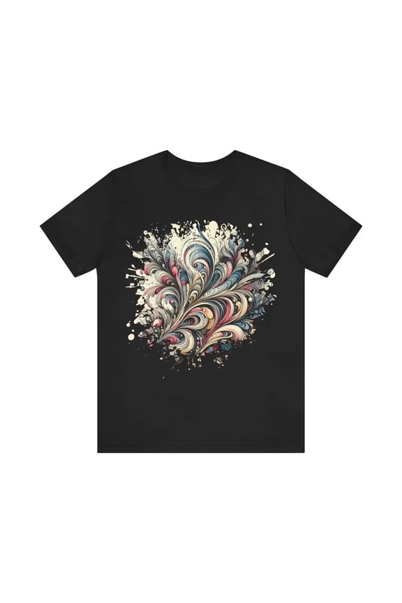 Intricate Swirls and Curls - Jersey Short Sleeve Tee