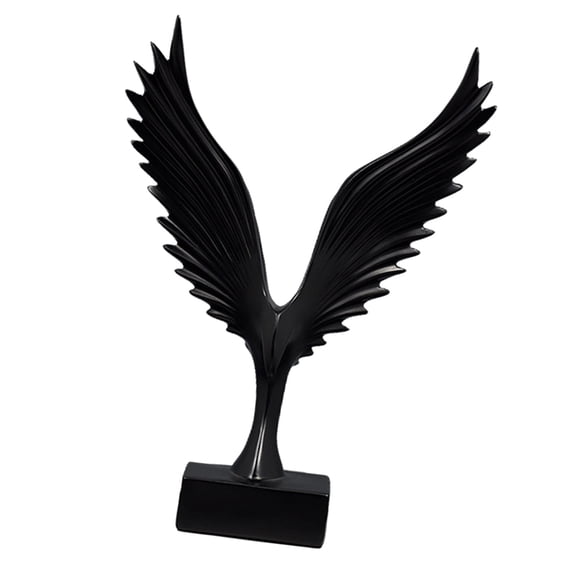 Intricate Wing Display, Resin Sculpture, Wing Statue for Collectors and Mythologys Enthusiasts