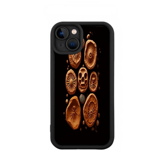 Intricately Carved Wooden & Clay Pattern iPhone 15 Case - Lightweight Yellowing Resistant Unique Designs
