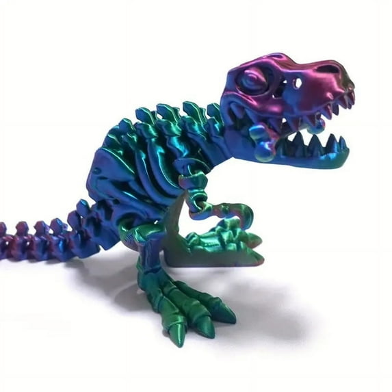 Intricately Designed 3D Printed T-Rex Skull with Movable Joints - A Must-Have Toy for Dinosaur Fans Toy for Kids