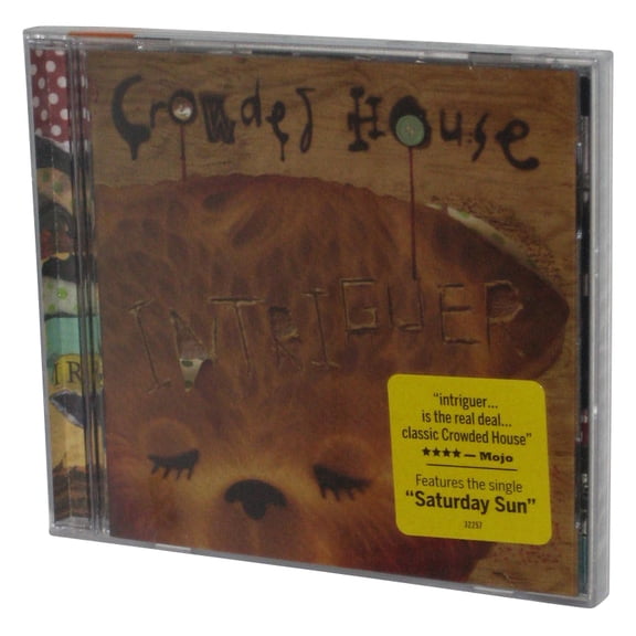 Intriguer Crowded House Audio Music CD - (Back Jewel Case Drill Hole)