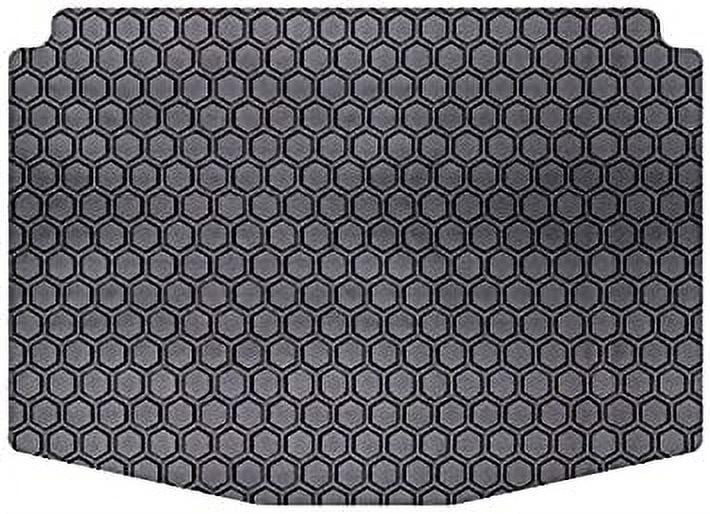Intro-Tech HY-650-RT-B Hexomat Cargo Area Custom Fit Floor Mat for Select Hyundai Azera Sedan Models - Rubber-Like Compound, Large, Black