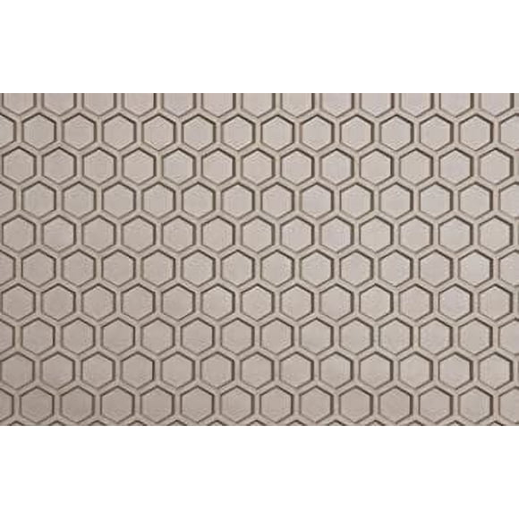 Intro-Tech PA-106F-RT-T Hexomat Front Row 2 pc. Custom Fit Auto Floor Mats for Select Pontiac Le Mans Models - Rubber-Like Compound, Tan