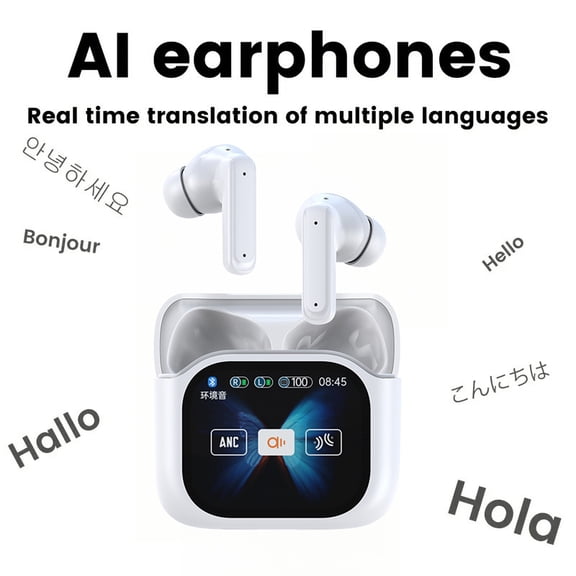 Introducing The 2026 Ai-Powered Earphones for Real-Time Translation, Featuring an LED Power Indicator, Capable of Translating Over 100 Languages, Enabling Seamless Communication, Equipped