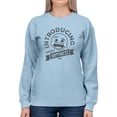 thumbnail image 1 of Introducing Happiness - Retro Laughing Emoji Women's Sweatshirt, 1 of 4