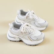 Introducing The Latest Chunky Sneakers for Women, Perfect for Spring 2026. These Platform Elevating Shoes Are Designed for Students, Suitable for Sports, Casual Daily Wear, And Versatile Fashion