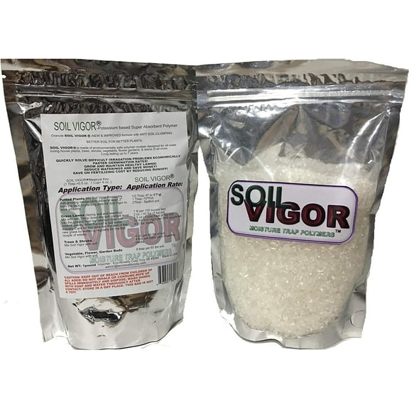 Introducing Soil Vigor Granular: Revolutionizing Plant Hydration and Growth - 2 Pounds ,Fine Granules / 20-100 mesh