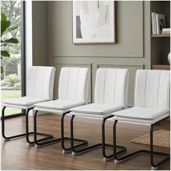 Introducing a set of 4 dining chairs that masterfully combine form and function.