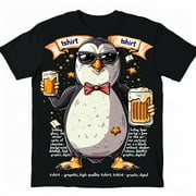 Introducing our exclusive Cool Penguin Beer Lover design on a sleek black tee stand out in style with this fun and trendy graphic 🐧🍺 NewOn