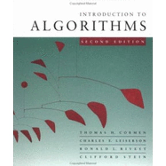 Pre-Owned Introduction to Algorithms (Hardcover) by Thomas H Cormen, Charles E Leiserson, Ronald L Rivest