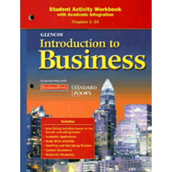 Introduction to Business, Chapters 1-16, Student Activity Workbook, (Paperback)