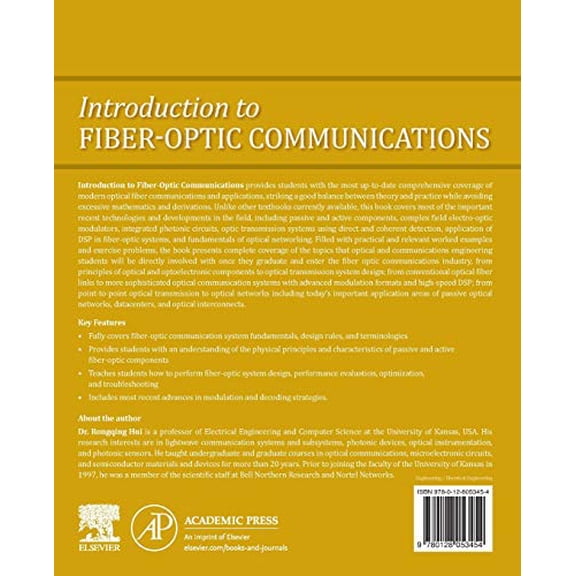Pre-Owned Introduction to Fiber-Optic Communications, (Paperback)