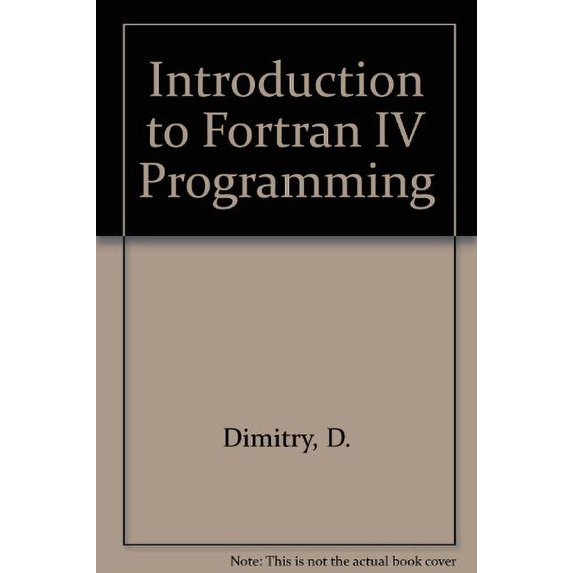 Pre-Owned Introduction to Fortran IV Programming Paperback