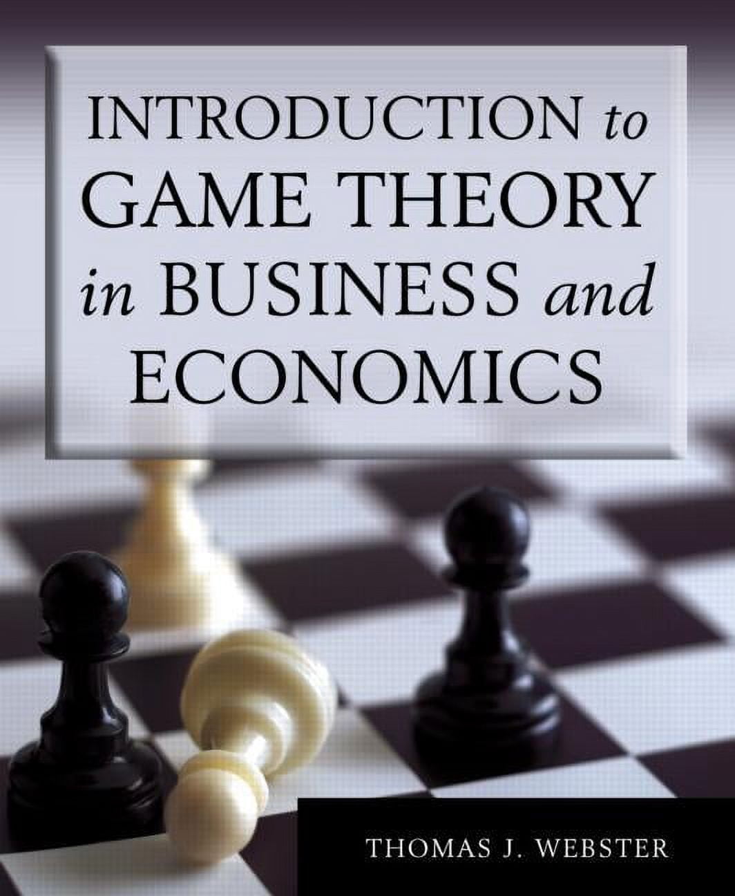 Introduction To Game Theory Economics
