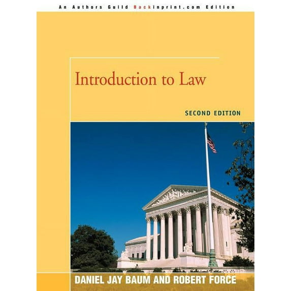 Introduction to Law: Second Edition (Paperback)