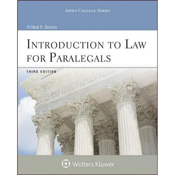 Pre-Owned Introduction to Law for Paralegals (Paperback) 0735587639 9780735587632