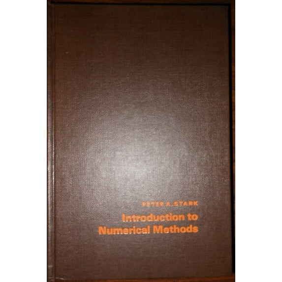 Pre-Owned Introduction to Numerical Methods Hardcover