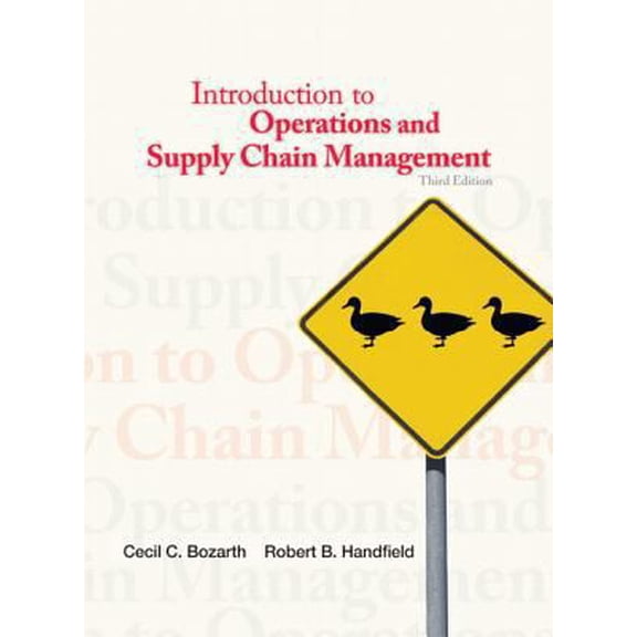 Pre-Owned Introduction to Operations and Supply Chain Management (Hardcover) 0132747324 9780132747325