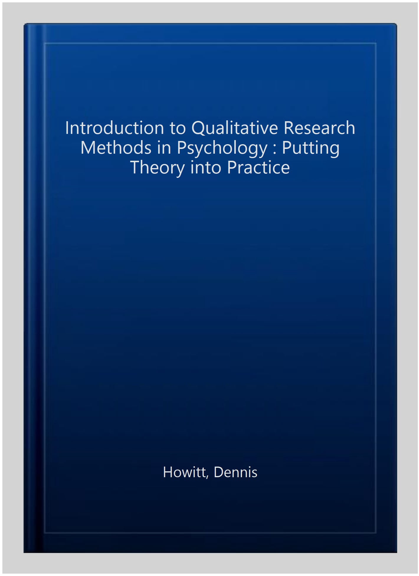 Introduction to Qualitative Research Methods in Psychology : Putting ...
