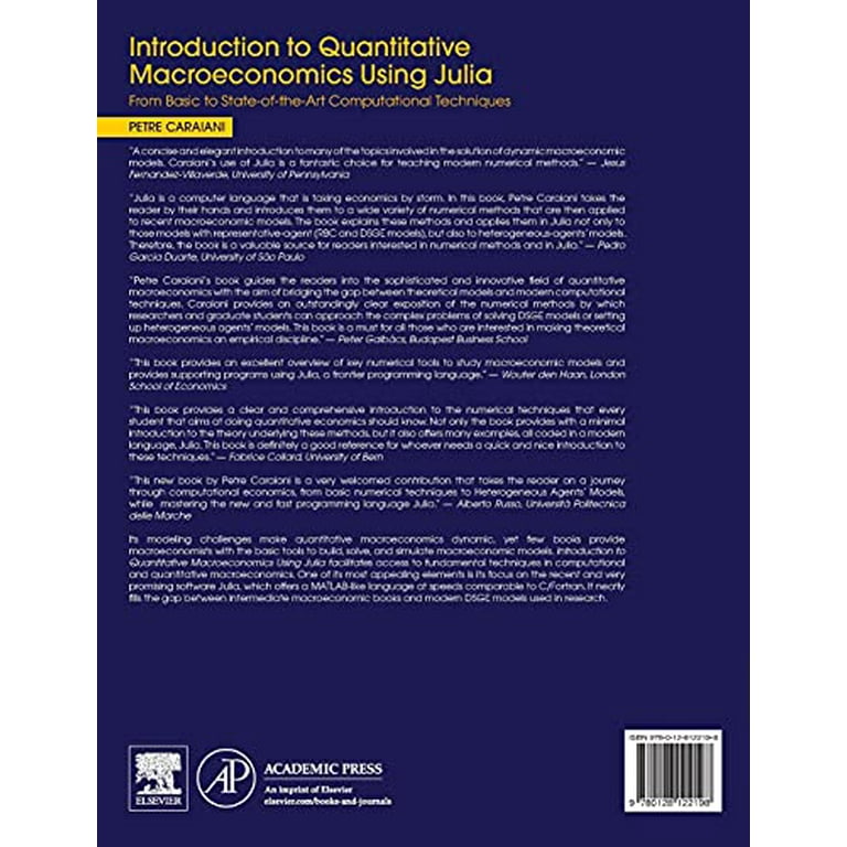 Pre-Owned Introduction to Quantitative Macroeconomics Using Julia 