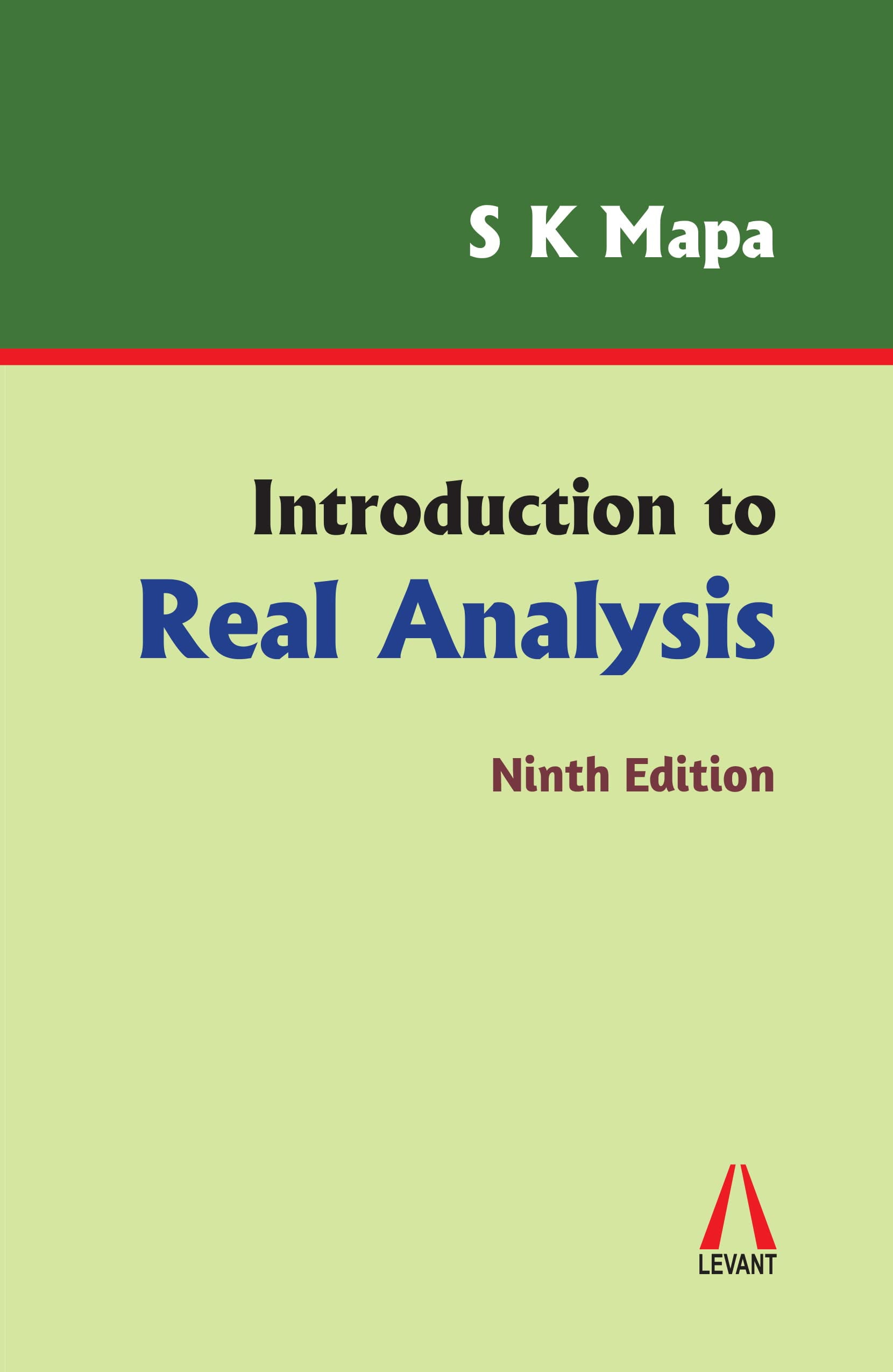 Introduction To Real Analysis 8th Edition S K Mapa Walmart Introduction To Real Analysis 8th Edition S K Mapa Walmart