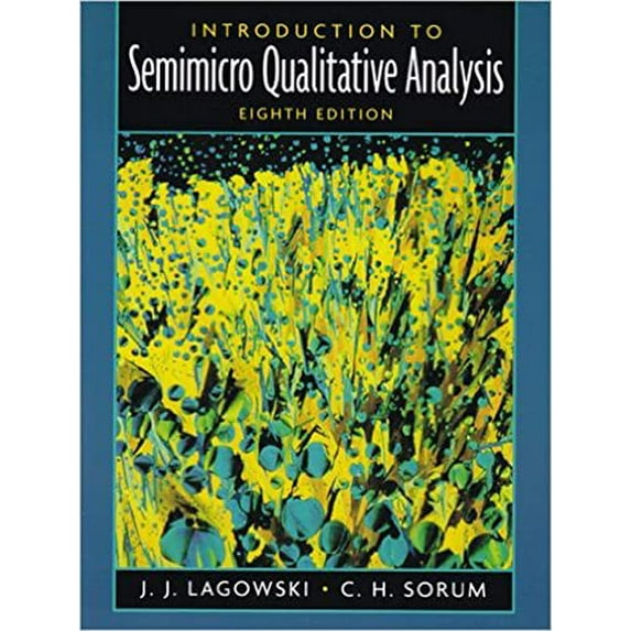 Pre-Owned Introduction to Semimicro Qualitative Analysis