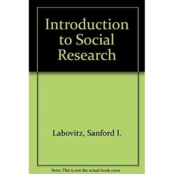 Pre-Owned Introduction to Social Research 9780070357372