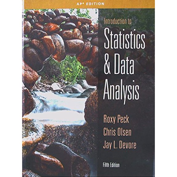 Pre-Owned K12HS INTRO STATISTICS/DATA ANALYSIS, 5e 9781305267244 1305267249 -