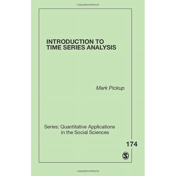 Pre-Owned Introduction to Time Series Analysis (Quantitative Applications in the Social Sciences) Paperback