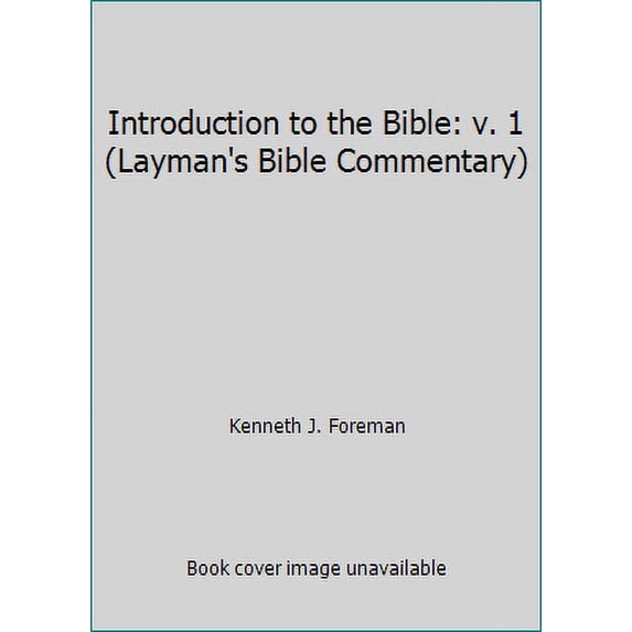 Pre-Owned Introduction to the Bible (Paperback) 0804230617 9780804230612