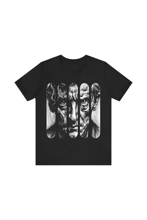 Introspective Lines - Jersey Short Sleeve Tee