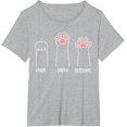 thumbnail image 1 of Introvert Cat Animal Rescue Pet Lover Apparel Rock Paper Scissors Hand Game Cute Paw Funny Cat T-Shirt, 1 of 2