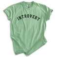 thumbnail image 1 of Introvert Shirt, Unisex Women's Men's Shirt, Antisocial Shirt, Introverted Shirt, Heather Apple Green, 3X-Large, 1 of 6