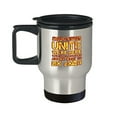 thumbnail image 1 of Introvert Travel Mug - Unite - Shy Humor Gifts -14 Oz Stainless Steel Coffee Cup, 1 of 4