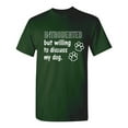 thumbnail image 1 of Introverted But Willing To Discuss Sarcastic Humor Graphic Novelty Funny T Shirt, 1 of 5