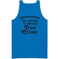 thumbnail image 1 of Introverted.. .Discuss True Crime Neon Tank Top, 1 of 1