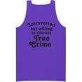 thumbnail image 1 of Introverted.. .Discuss True Crime Neon Tank Top, 1 of 1