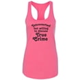 thumbnail image 1 of Introverted.. .Discuss True Crime Racerback Tank, 1 of 2