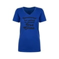 thumbnail image 1 of Introverted.. .Discuss True Crime Womens V-Neck T-Shirt, 1 of 2