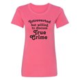 thumbnail image 1 of Introverted.. .Discuss True Crime Womens crewneck tee, 1 of 2