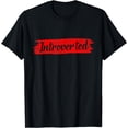 thumbnail image 1 of Introverted Shyness Shy Introvert Introverts T-Shirt, 1 of 4