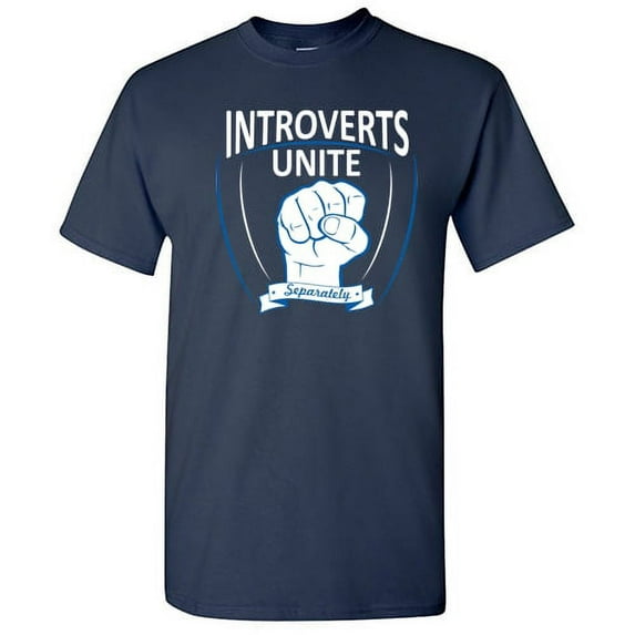 Introverts Unite Separately Sarcastic Nerd Graphic Tees Loner Tshirt Apparel Gift For Men Humor Funny T Shirt