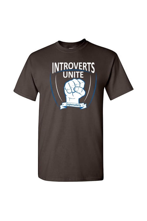 Introverts Unite Separately Sarcastic Nerd Graphic Tees Loner Tshirt Apparel Gift For Men Humor Funny T Shirt
