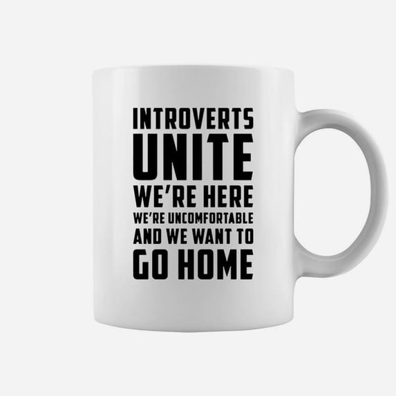 Introverts Unite Tshirts Coffee Mug - Walmart.com