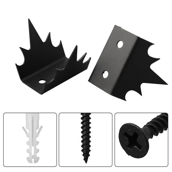 Intruder Deterrent Fence Wall Spikes 12 Pc Security Fence Spikes,